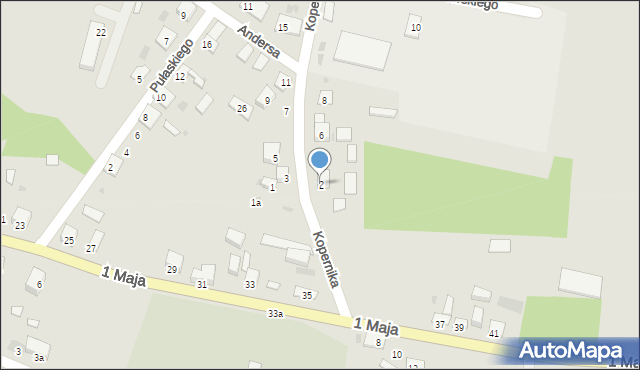 Skalbmierz, Kopernika Mikołaja, 2, mapa Skalbmierz