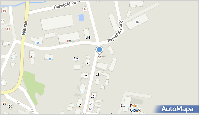 Skalbmierz, Kopernika Mikołaja, 20, mapa Skalbmierz