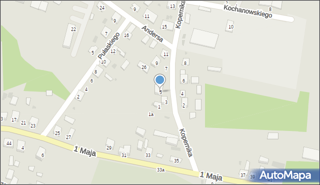 Skalbmierz, Kopernika Mikołaja, 5, mapa Skalbmierz