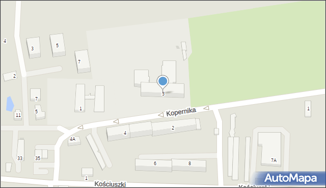 Skarszewy, Kopernika Mikołaja, 3, mapa Skarszewy