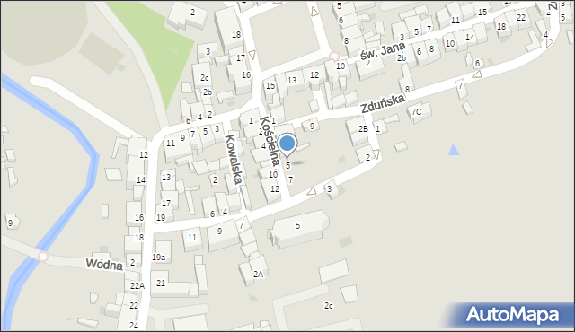 Skarszewy, Kościelna, 5, mapa Skarszewy