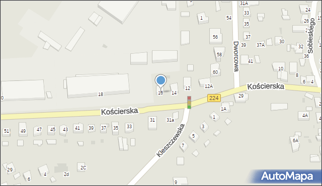 Skarszewy, Kościerska, 16, mapa Skarszewy