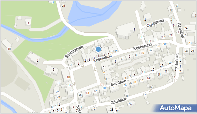 Skarszewy, Kościuszki Tadeusza, gen., 1, mapa Skarszewy