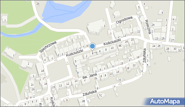 Skarszewy, Kościuszki Tadeusza, gen., 4, mapa Skarszewy