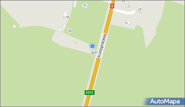 Skaryszew, Konopnickiej Marii, 60, mapa Skaryszew