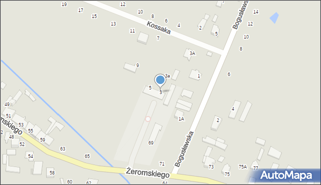 Skaryszew, Kossaka Wojciecha, 3, mapa Skaryszew