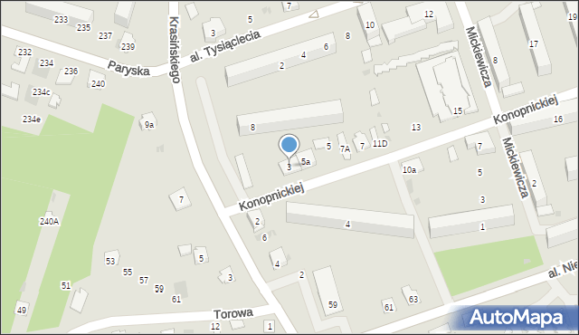 Skarżysko-Kamienna, Konopnickiej Marii, 3, mapa Skarżysko-Kamienna