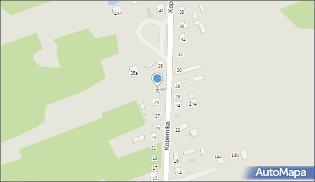 Skarżysko-Kamienna, Kopernika Mikołaja, 31, mapa Skarżysko-Kamienna