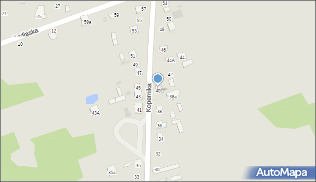 Skarżysko-Kamienna, Kopernika Mikołaja, 40, mapa Skarżysko-Kamienna