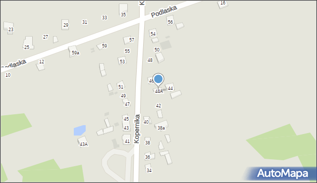 Skarżysko-Kamienna, Kopernika Mikołaja, 44A, mapa Skarżysko-Kamienna
