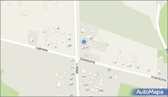 Skarżysko Kościelne, Kościelna, 47, mapa Skarżysko Kościelne