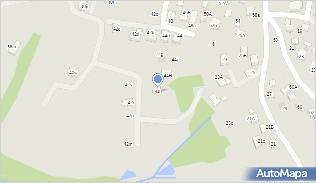 Skawina, Kopernika Mikołaja, 42h, mapa Skawina