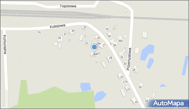 Skępe, Kolejowa, 29A, mapa Skępe