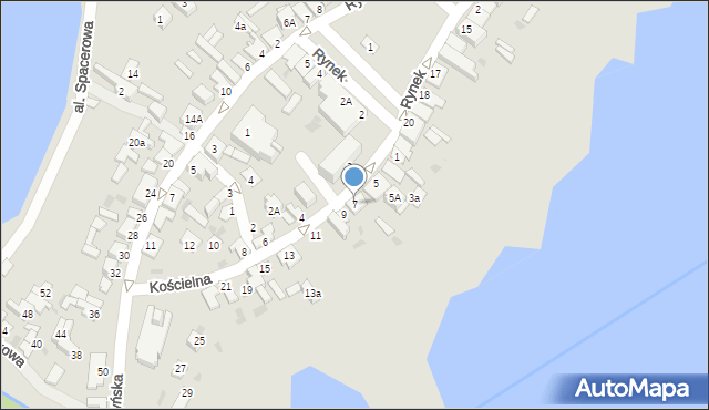 Skępe, Kościelna, 7, mapa Skępe