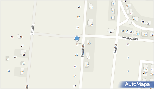 Skierdy, Kowalika Tadeusza, 23, mapa Skierdy