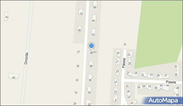 Skierdy, Kowalika Tadeusza, 40, mapa Skierdy