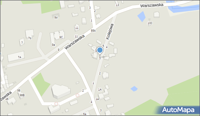 Skierniewice, Kolejowa, 3, mapa Skierniewic