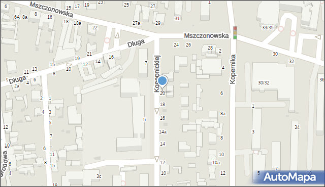 Skierniewice, Konopnickiej Marii, 20, mapa Skierniewic