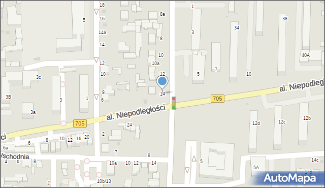 Skierniewice, Kopernika Mikołaja, 14, mapa Skierniewic