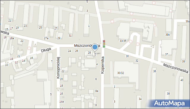Skierniewice, Kopernika Mikołaja, 2, mapa Skierniewic