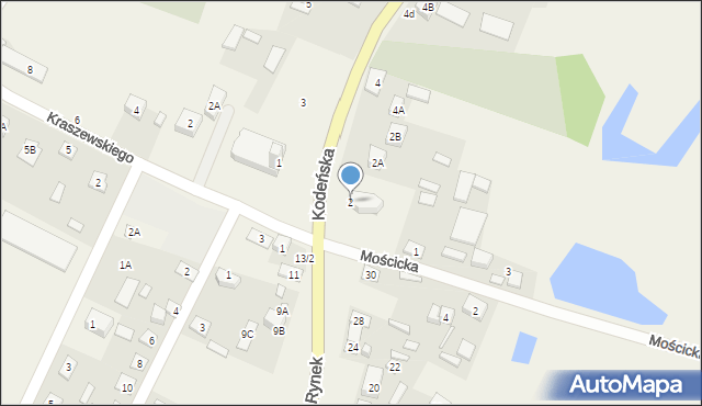 Sławatycze, Kodeńska, 2, mapa Sławatycze