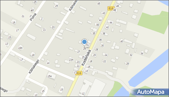 Sławatycze, Kodeńska, 29, mapa Sławatycze