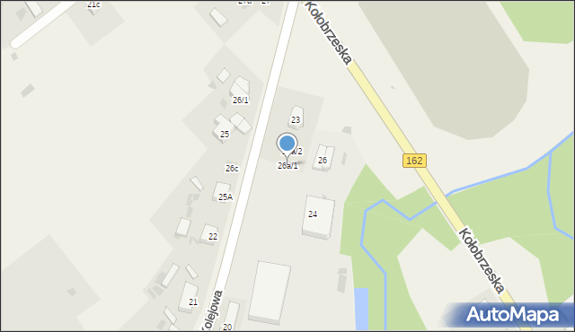 Sławoborze, Kolejowa, 26a/1, mapa Sławoborze