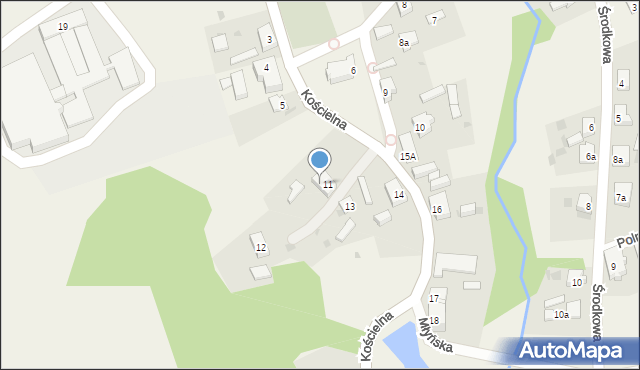 Sławoborze, Kościelna, 11/4, mapa Sławoborze