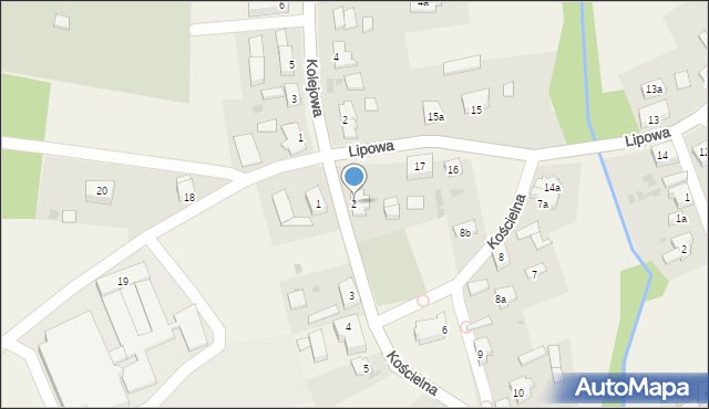 Sławoborze, Kościelna, 2, mapa Sławoborze