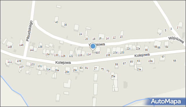 Słomniki, Kolejowa, 112, mapa Słomniki