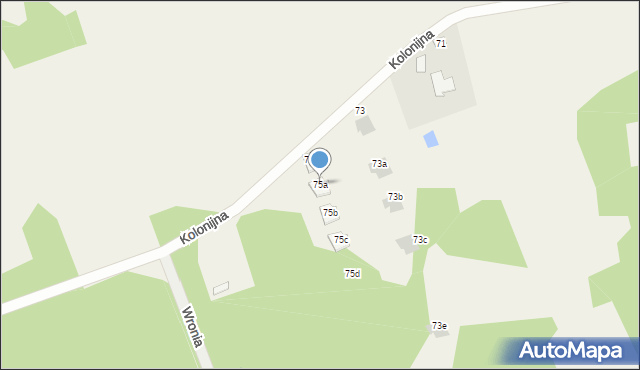 Słopsk, Kolonijna, 75a, mapa Słopsk