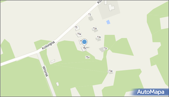 Słopsk, Kolonijna, 75c, mapa Słopsk