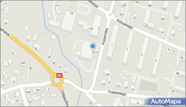 Słupca, Kopernika Mikołaja, 7, mapa Słupca