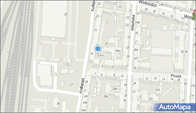 Słupsk, Kołłątaja Hugo, 19b, mapa Słupska