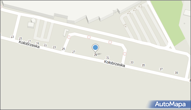 Słupsk, Kołobrzeska, 29, mapa Słupska