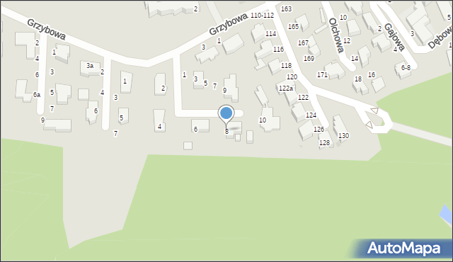 Słupsk, Konwaliowa, 8, mapa Słupska