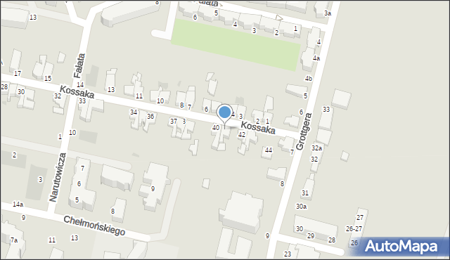 Słupsk, Kossaka Juliusza, 41, mapa Słupska