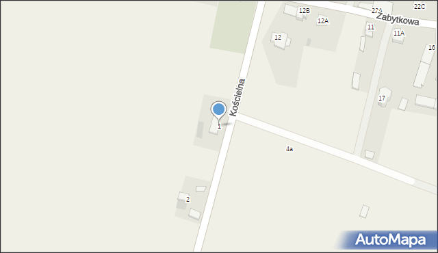 Smarchowice Śląskie, Kościelna, 1, mapa Smarchowice Śląskie