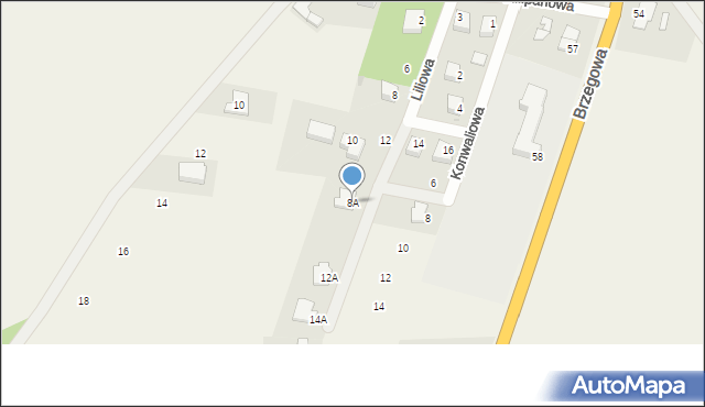 Smarchowice Wielkie, Konwaliowa, 8A, mapa Smarchowice Wielkie