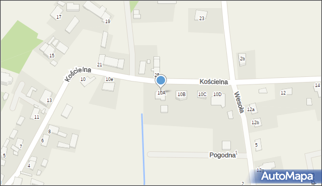 Smardy Górne, Kościelna, 10A, mapa Smardy Górne
