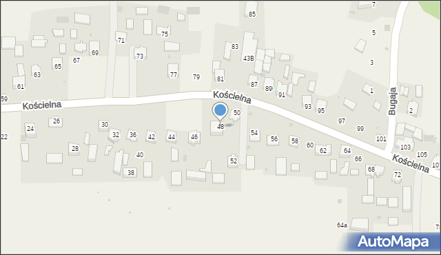 Smardzowice, Kościelna, 48, mapa Smardzowice