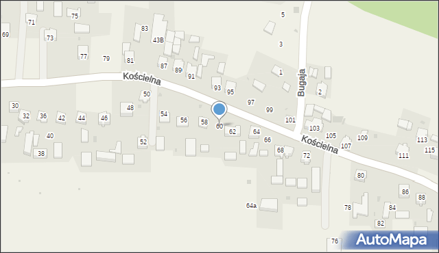 Smardzowice, Kościelna, 60, mapa Smardzowice