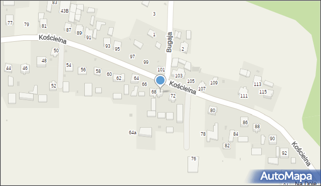 Smardzowice, Kościelna, 70, mapa Smardzowice