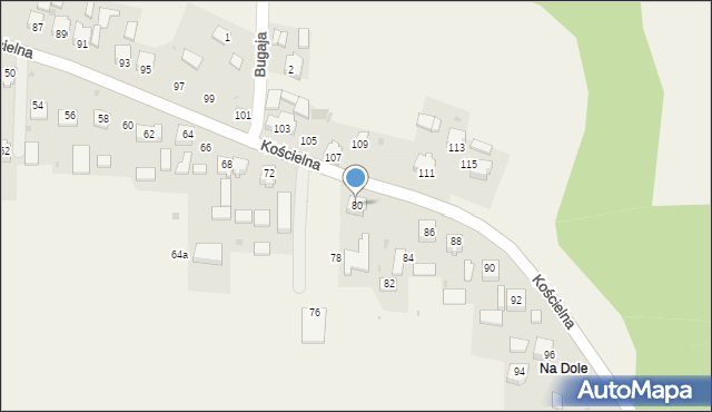 Smardzowice, Kościelna, 80, mapa Smardzowice