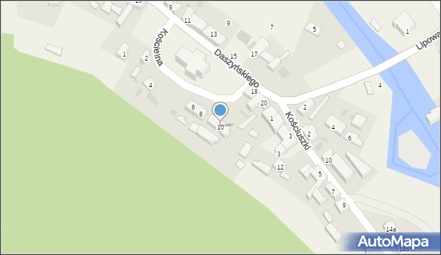 Smołdzino, Kościelna, 10, mapa Smołdzino