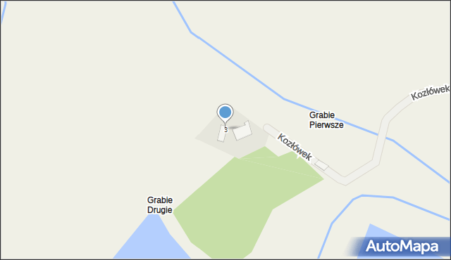 Smolice, Kozłówek, 3, mapa Smolice