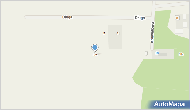 Sobienki, Konwaliowa, 12b, mapa Sobienki