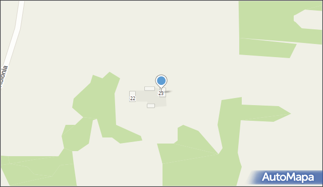 Soboklęszcz, Kolonia, 23, mapa Soboklęszcz