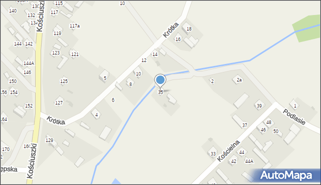 Sobolew, Kościelna, 35, mapa Sobolew