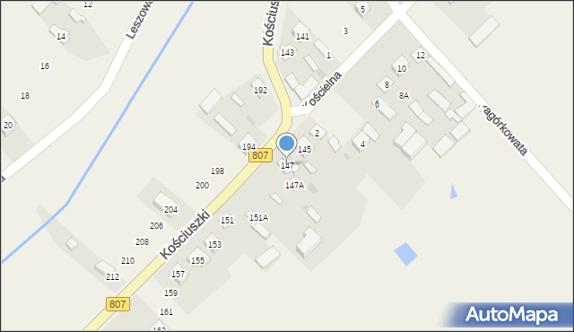 Sobolew, Kościuszki Tadeusza, gen., 147, mapa Sobolew